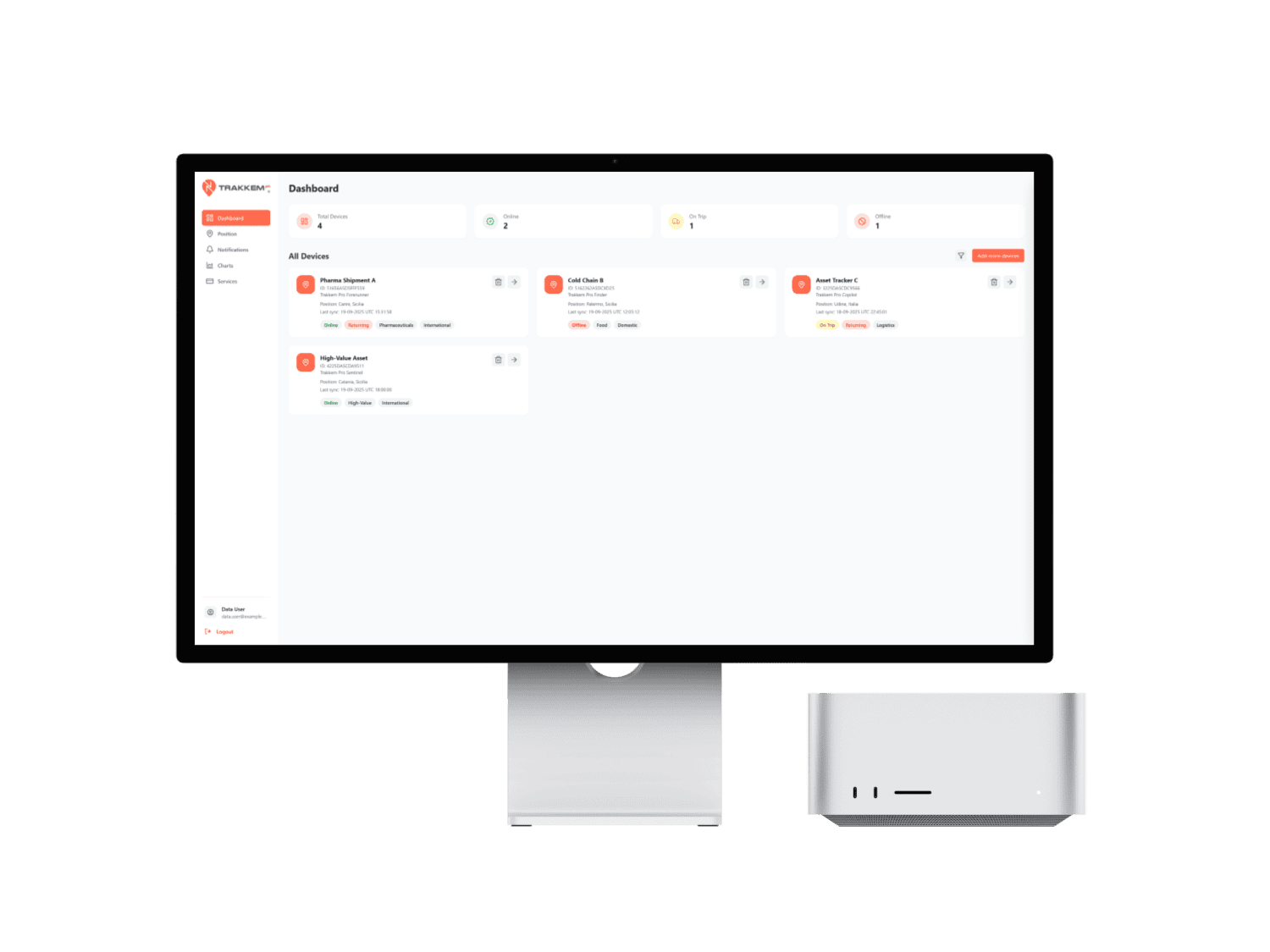 Web app dashboard